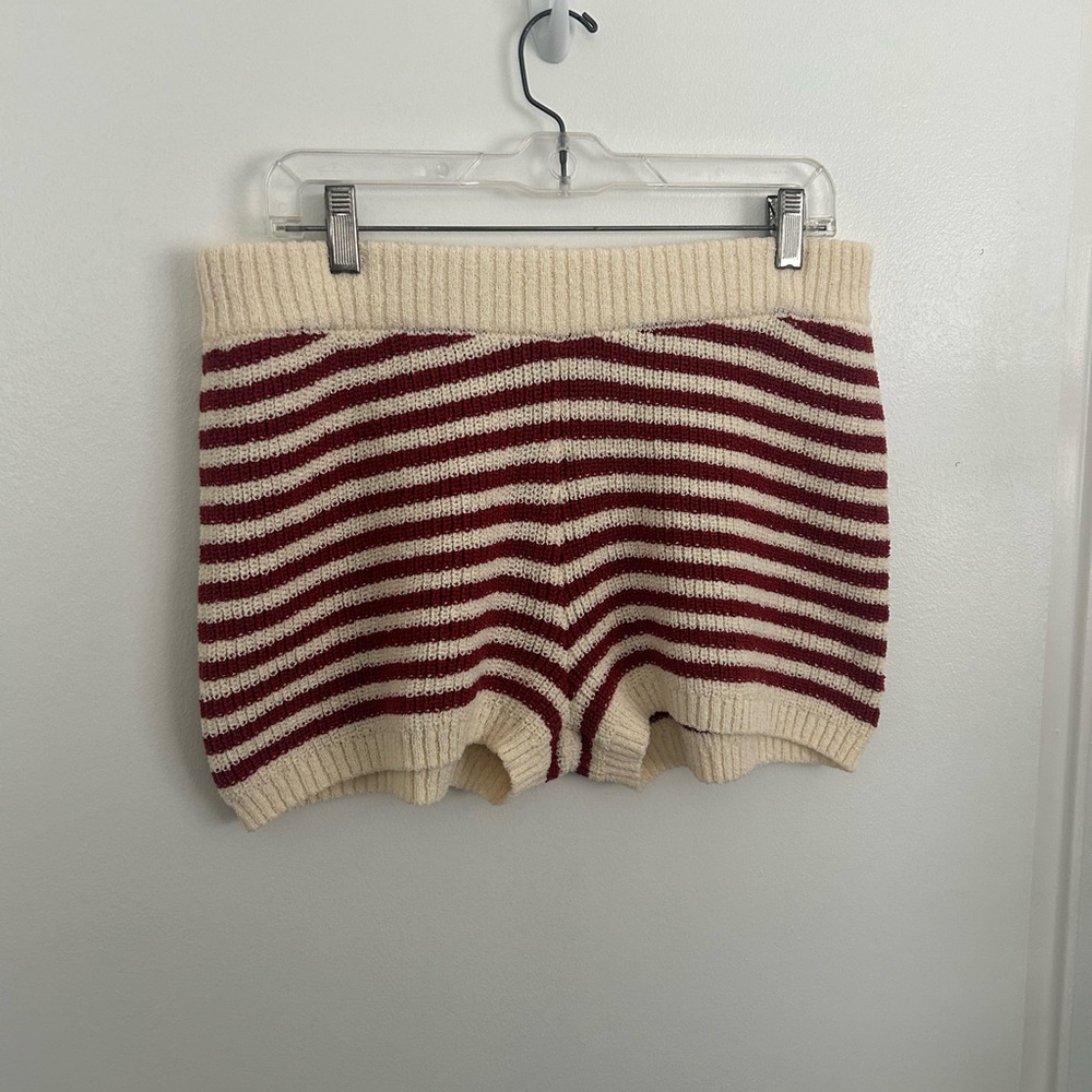 NWT Fashion Nova Striped Knit Women Micro Shorts